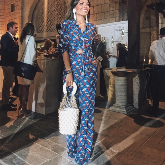 ONLY 1 PAIR LEFT!!! NWT ZARA Geometric Pants ONLY - Picture 6 of 8